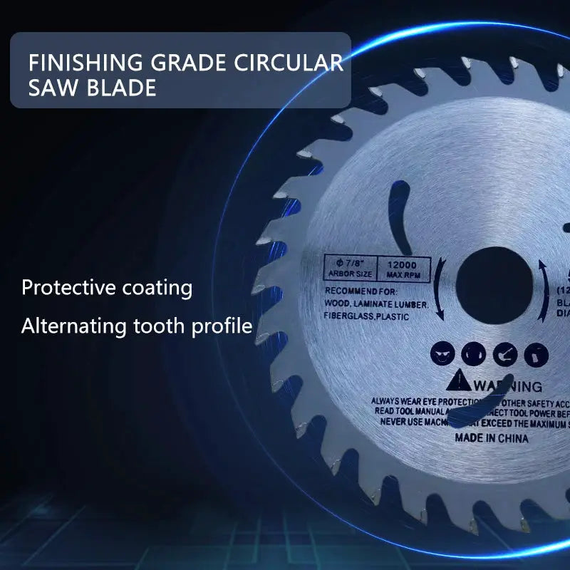 125mm Circular Saw Blade 30 Teeth Carbide Wood Cutting Disc 20mm Bore for Woodworking