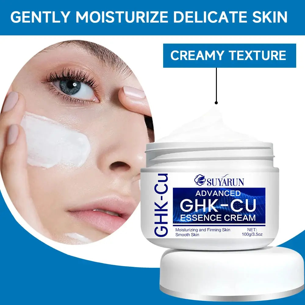 GHK Cu Cream Anti Aging Facial Moisturizer For All Skin Types Firming And Hydrating For Men And Women