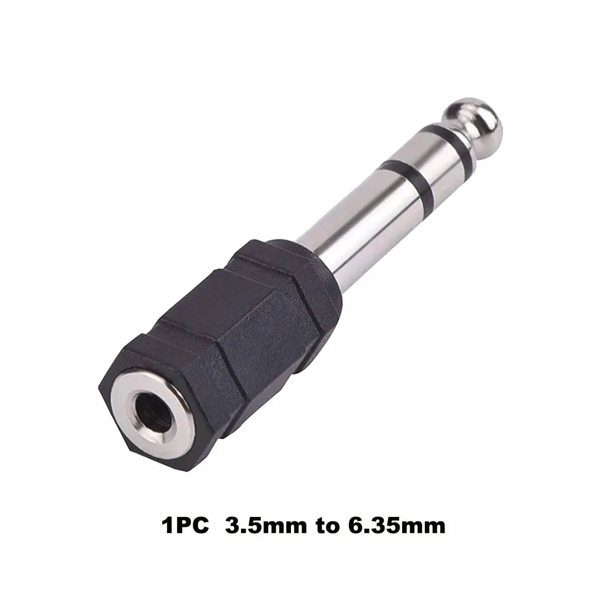Miwayer 3.5mm Female to 6.35mm Male Stereo Audio Adapter for Headphones Microphones Plug Converter