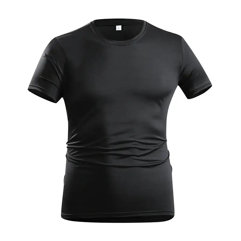 Mens Quick Dry Running Tee Breathable Summer Sports Shirt For Hiking Fishing And Outdoor Activities