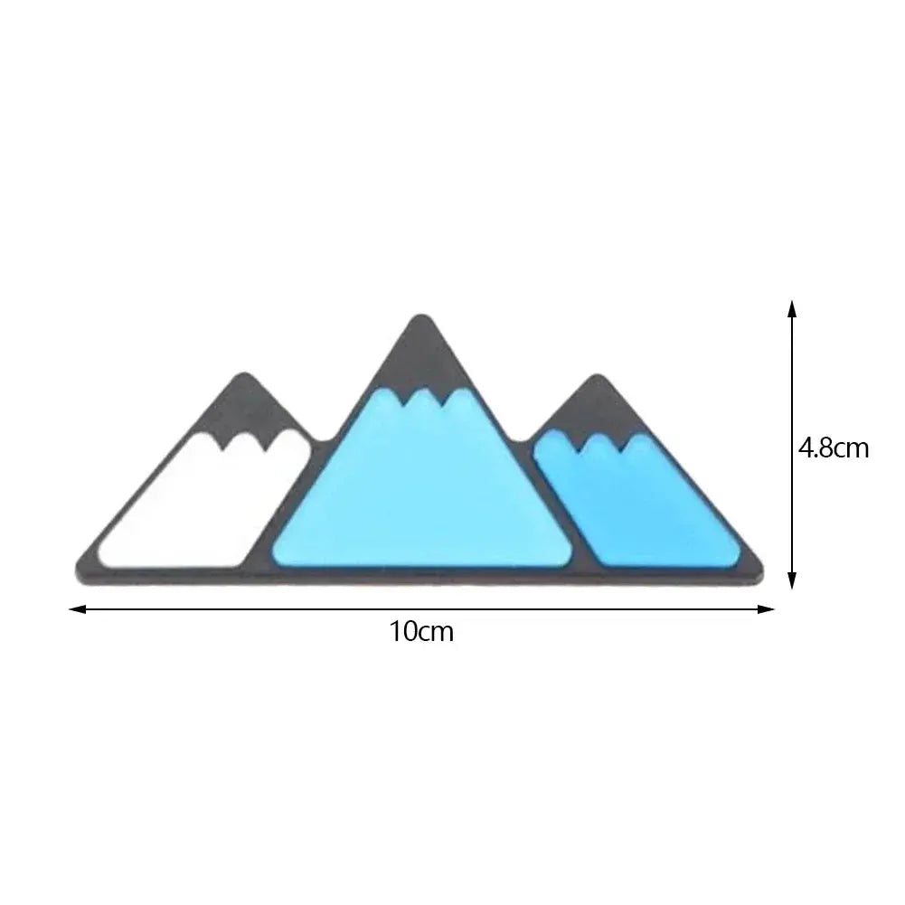 Grille badge emblem, 3-color mountain design for Toyota Tacoma/Tundra/4Runner, Simples Market