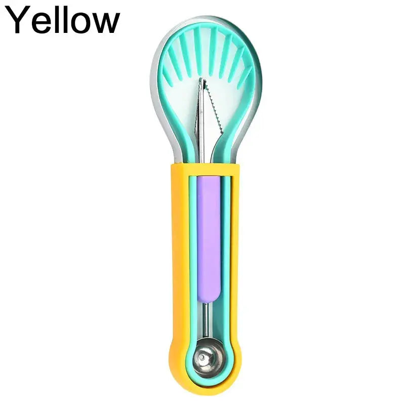 JJYY 3 In 1 Avocado Slicer Pitter Cutter Pulp Separator Plastic Knife Kitchen Tool