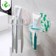 Guanyao Plastic Toothbrush Holder And Toothpaste Storage Rack Shaver Dispenser Bathroom Organizer By Guanyao