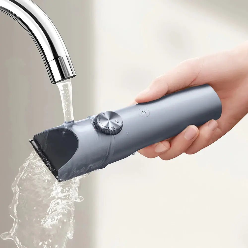 MIJIA Hair Clipper 2 cordless trimmer with titanium alloy blade, gray finish
