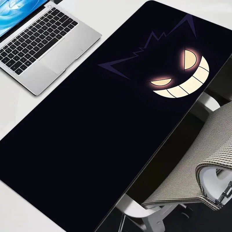 Gengar Anime Mouse Pad Large Desk Mat For Gaming Keyboard And Mouse With Smooth Rubber Surface