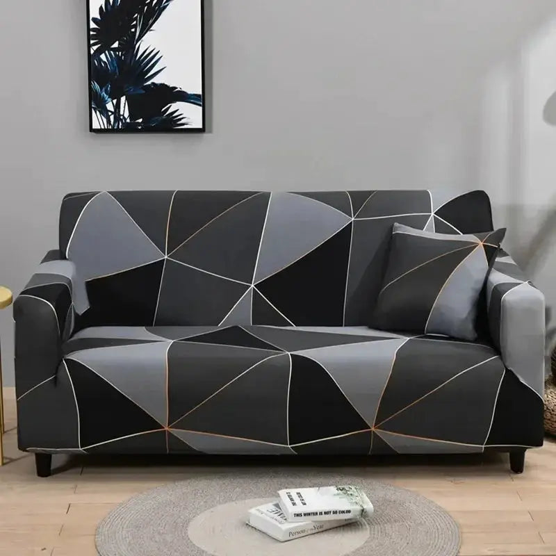 Flower Printed Elastic Sofa Cover Anti Slip Spandex Furniture Protector For Bedroom Living Room Office Decor