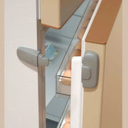 Child safety refrigerator door lock, gray anti-pinch clip, Simples Market, 1 piece