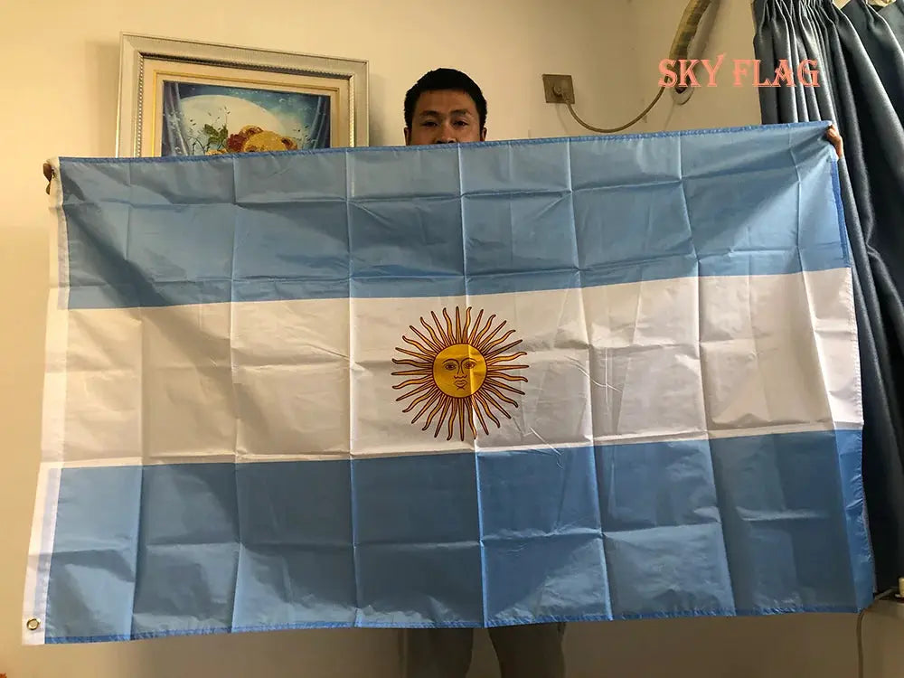 Sky Flag Argentina Flag 90x150cm Polyester Hanging Banner Outdoor