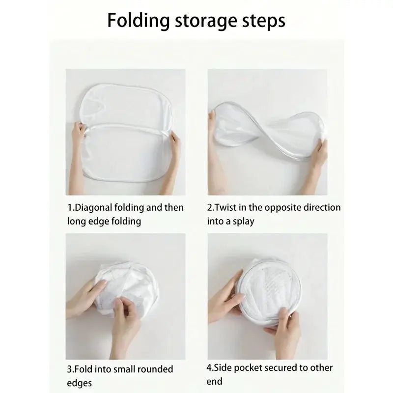 Collapsible Pop Up Mesh Laundry Basket Portable Clothes Hamper For Easy Washing And Storage Of Dirty Clothes Socks Toys