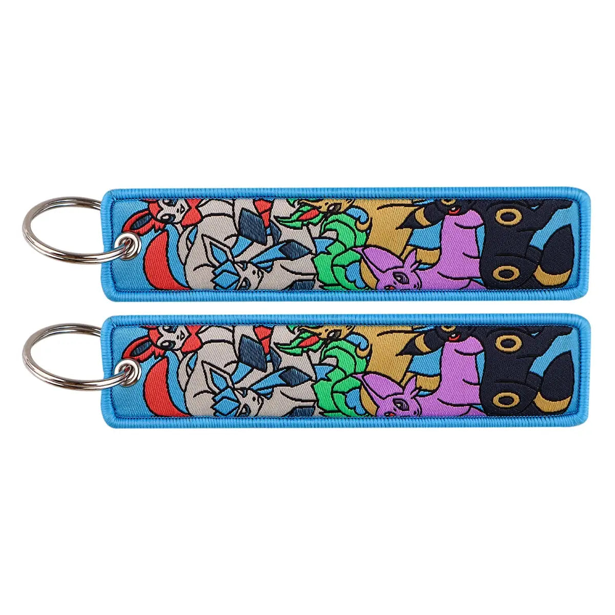 Gengar and Mewtwo Anime Keychain Zinc Alloy Double Sided Key Tag for Keys Car Motorcycle Gift for Men Women