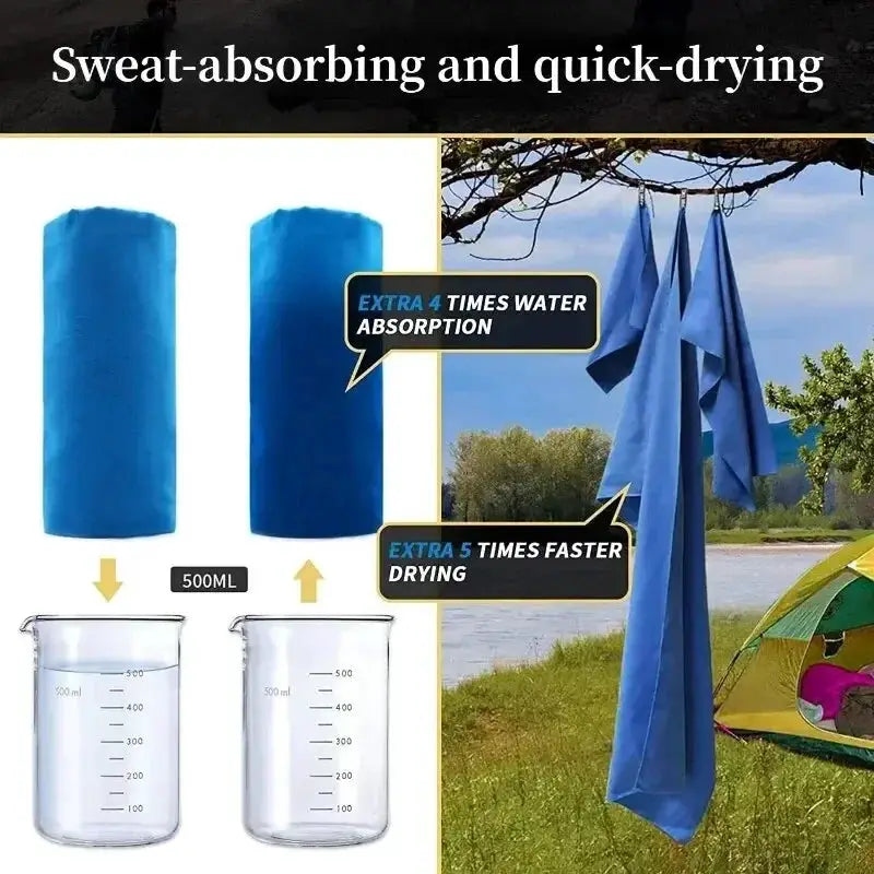 Quick Drying Microfiber Sports Towel 40x80cm Blue Grey Green Orange For Swimming Gym Fitness Camping Running Beach