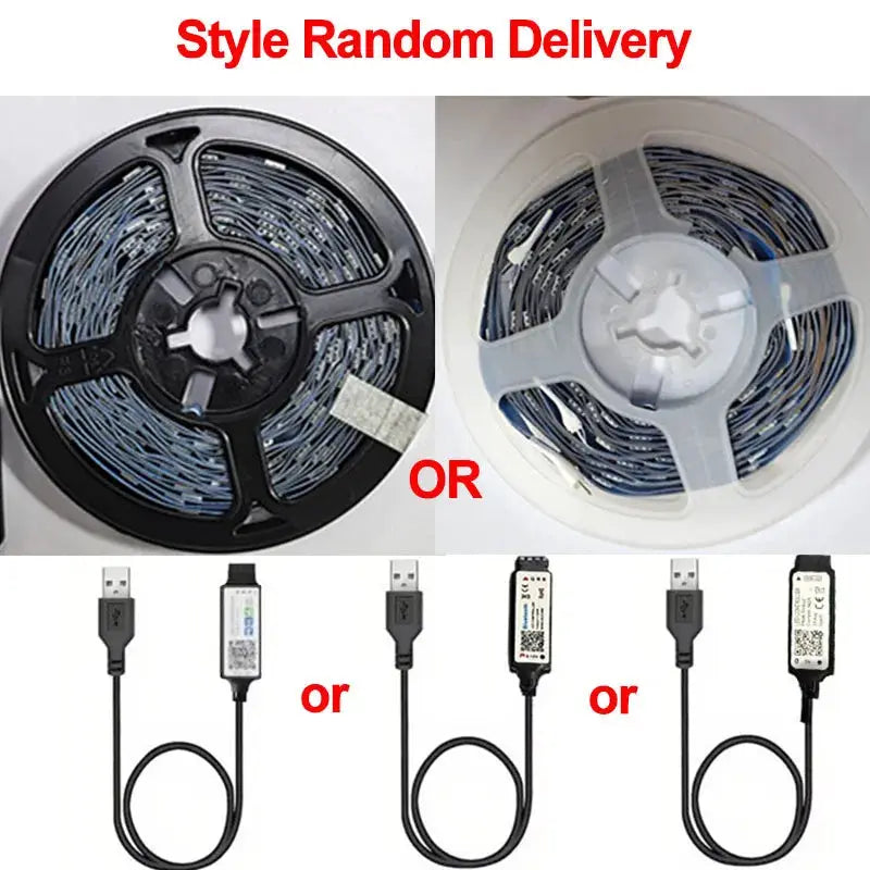 NovaLux Bluetooth LED Strip Lights SMD 5050 Flexible Ribbon for TV Backlighting App Controlled
