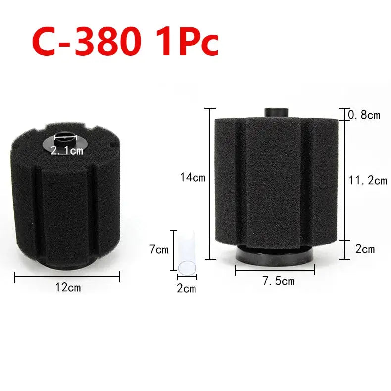 Biochemical Sponge Aquarium Filter For Fish Tank Bio Filter With Air Pump Skimmer For Clear Water