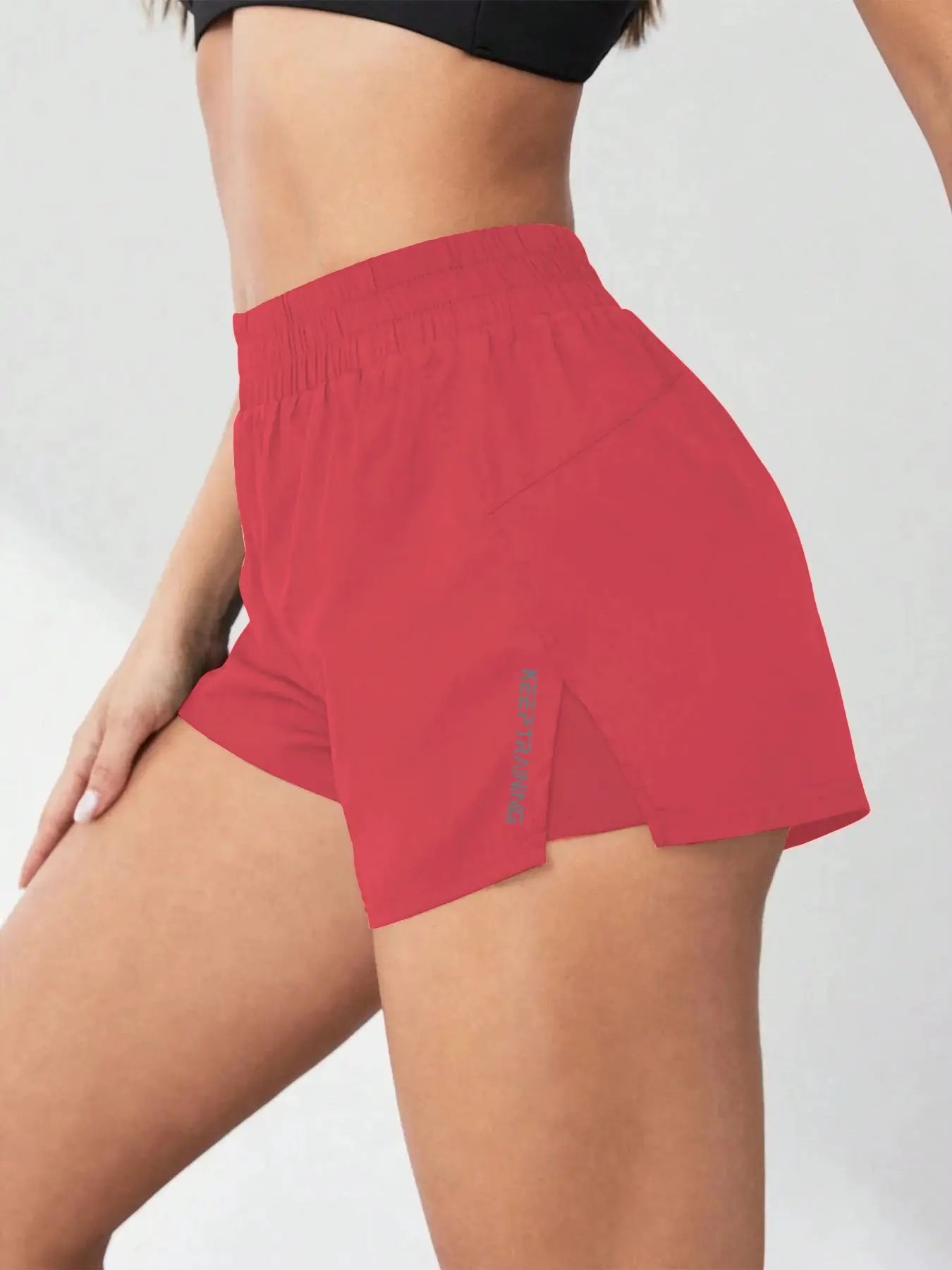 ZenActive Faux Two Piece Anti-Exposure Yoga Shorts Women Ultra Slim Fit for Running Yoga Tennis