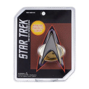 Star Trek The Next Generation Magnetic Communicator Badge Pin Metal Costume Accessory Replica Cosplay Prop