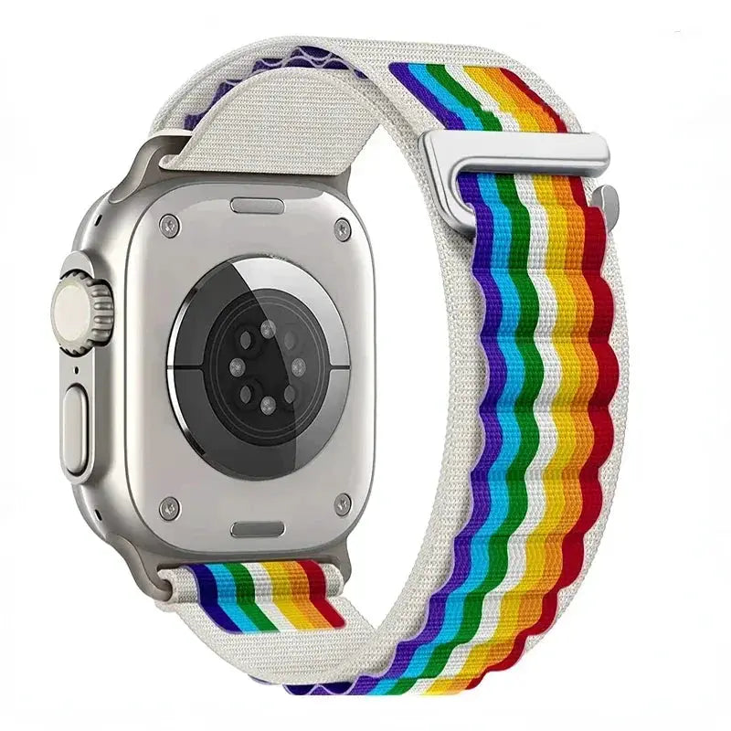 Alpine Loop Band for Apple Watch Ultra 49mm 11 10 9 8 7 46mm 42mm 45mm 41mm Nylon Wristband iWatch Series 6 5 4 SE 44 40mm Strap