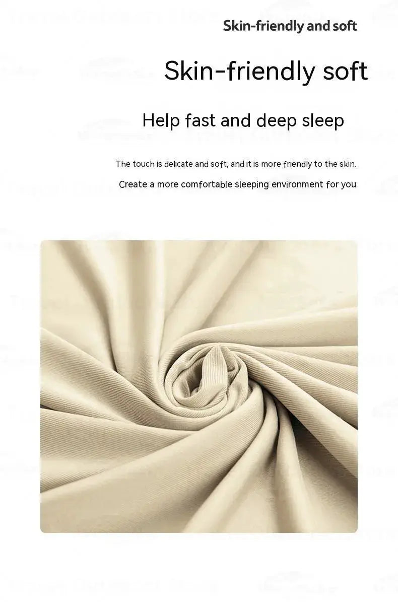 Naturehike sleeping bag liner beige fabric close-up, skin-friendly and soft.