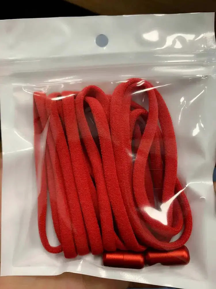 Elastic No Tie Shoelaces For All Shoes One Pair Kids And Adults Quick Lacing Flat Sneakers