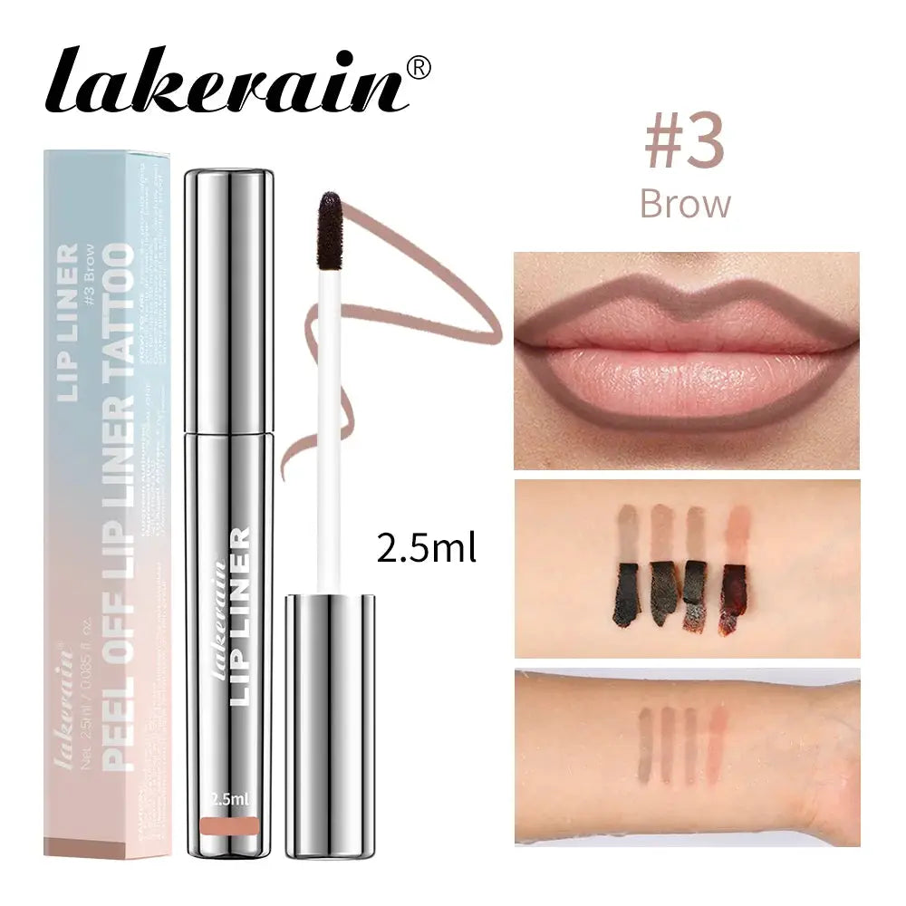 Lipscape Peel Off Lip Liner And Lip Gloss Semi Permanent Waterproof Long Lasting Matte Finish All Day Wear