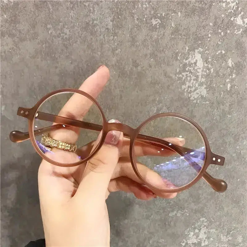 NovaVision Round Reading Glasses Ultralight Small Frame Blue Light Blocking Presbyopic Eyewear Diopters 1.0 To 4.0