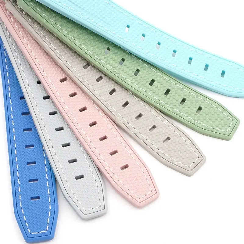 Joint MoonSwatch 20mm Diving Strap for Omega X Swatch Men Women Arc Curved End TPU Rubber Bracelet for Rolex Watch Band 2028