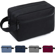 VoyageLux Unisex Travel Toiletry Bag Waterproof Cosmetic Case Durable Canvas For Men And Women