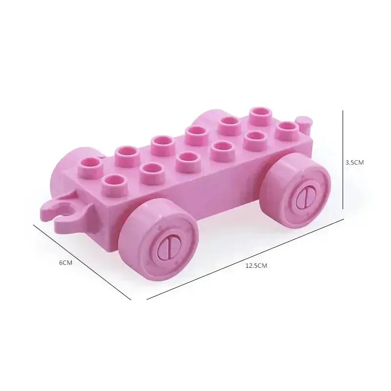 Big Building Blocks Accessories Compatible With Large Bricks Educational Toy Set For Kids Trucks Cars City Traffic