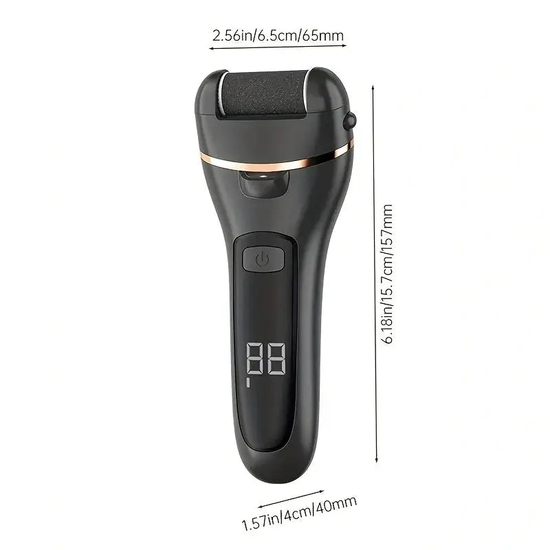 PureEase Rechargeable Electric Foot Grinder USB Powered Callus Remover With Adjustable Speeds For Men And Women