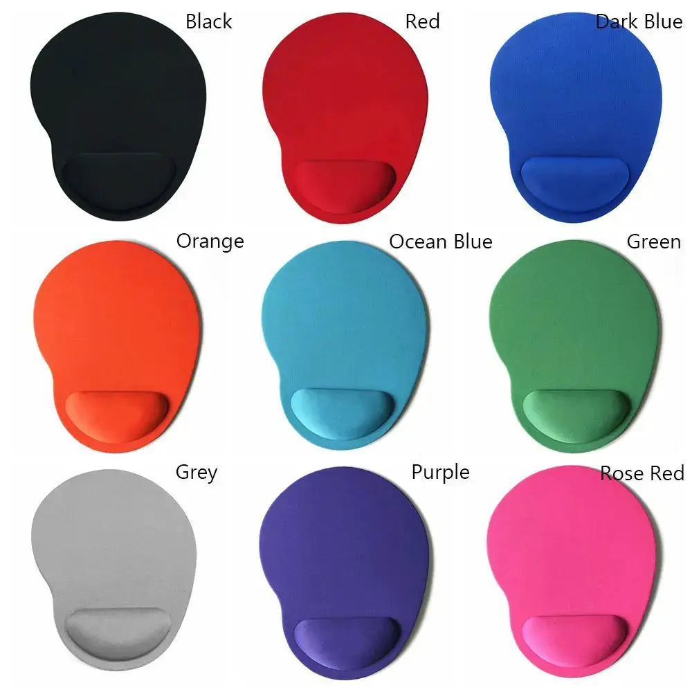 Ergonomic Wrist Rest Mouse Pad With Non Slip Surface Soft Comfort Mat For PC And Laptop Computers