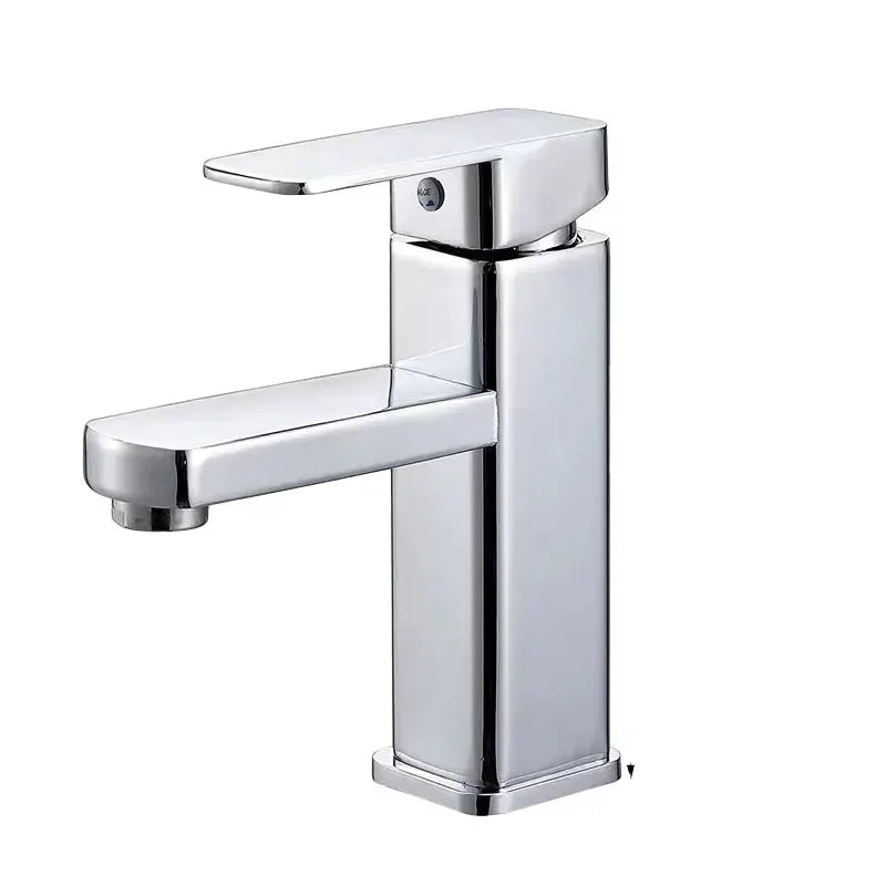 Bathroom faucet chrome deck-mounted with single lever by Simples Market.