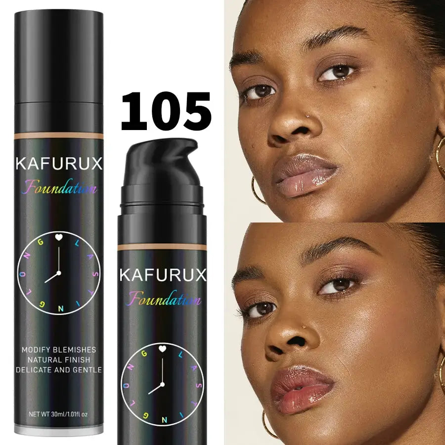 Korean Beauty Pro Foundation 8 Color Liquid Foundation With Concealer Waterproof Sweatproof Face Base Cosmetics Gift Set