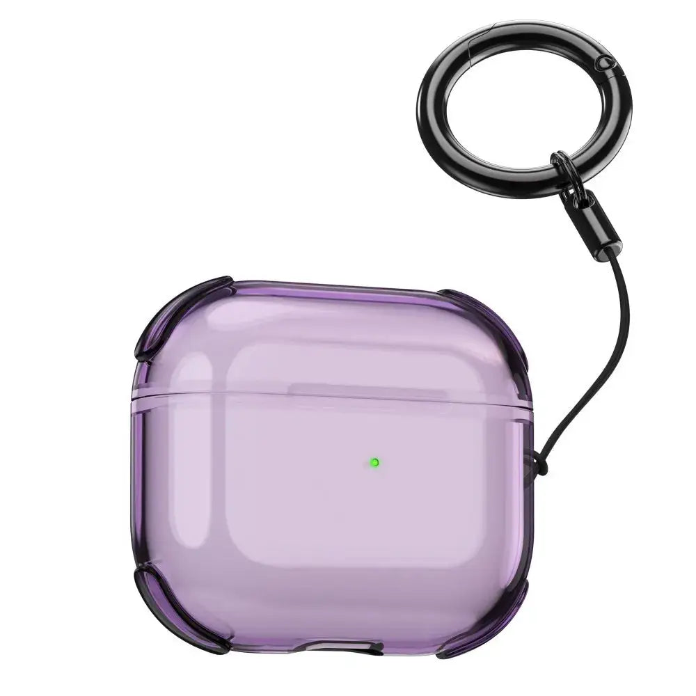 Transparent TPU Case For AirPods Pro 1st And 2nd Gen 3rd Gen And 4th Gen With Lanyard Shockproof Crystal Clear Cover