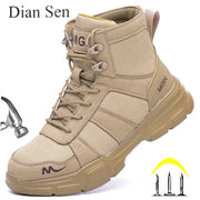 Indestructible Safety Shoes For Men And Women With Steel Toe And Puncture Proof Non Slip Work Boots