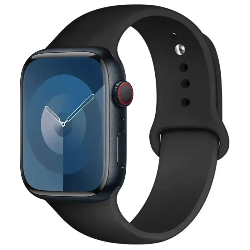 Silicone Band For Apple Watch strap 46mm 44mm 45mm 40mm 41mm 42-38mm 49mm sport bracelet iwatch series 11 10 9 8 7 6 5 SE Ultra3