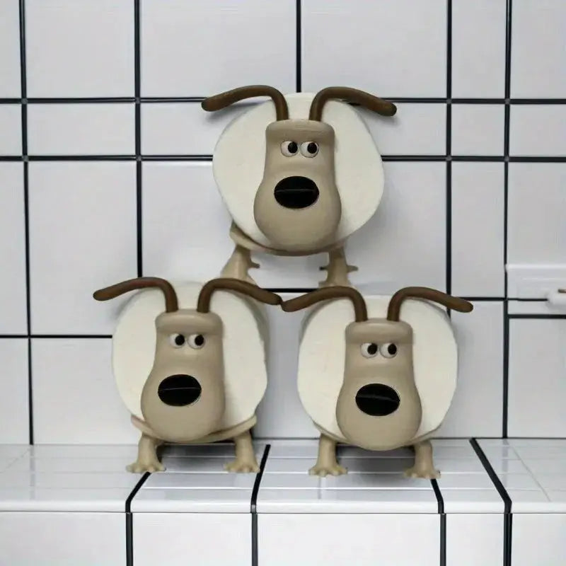 Puppy Toilet Holder Home Decor Bathroom Accessory Storage For Toilets Kitchens Living Rooms Unique Gift