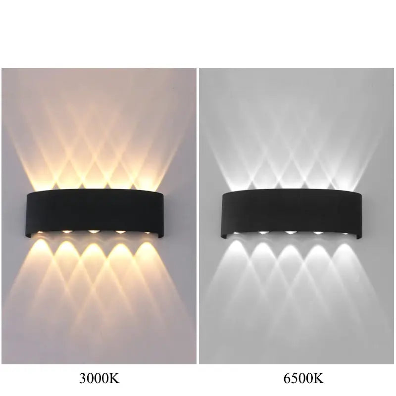 Up Down LED Lamp Waterproof Wall Light For Bedroom Living Room Corridor Balcony Indoor Outdoor Home Decor Lighting
