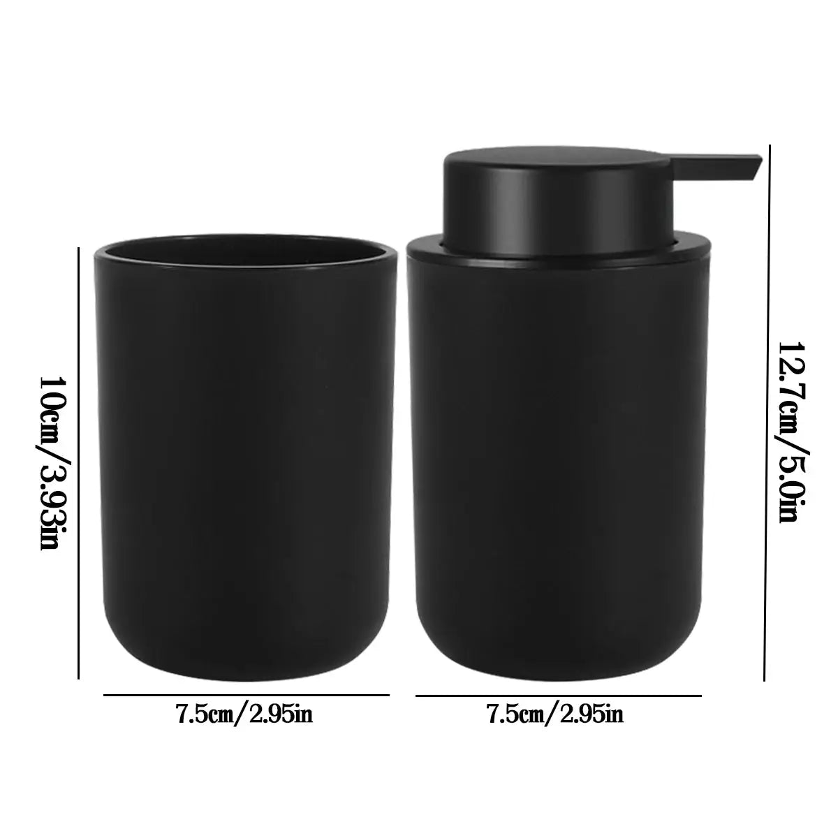 Foam Soap Dispenser With Mouthwash Cup Refillable For Kitchen And Bathroom Hand Soap Dish Soap Lotion Bottles