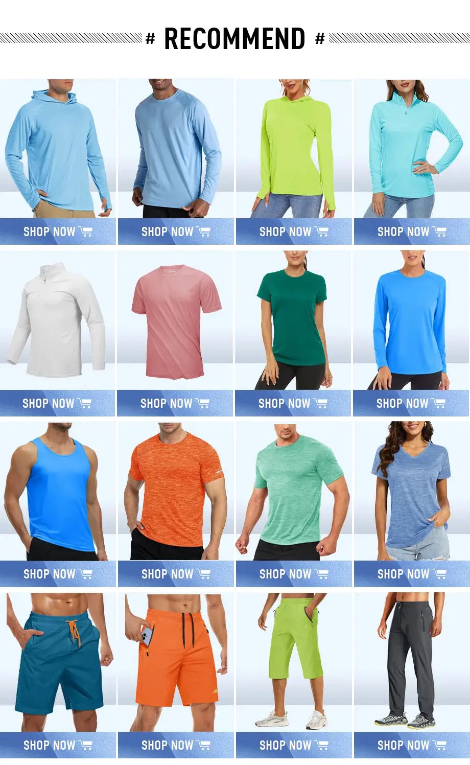 TACVASEN fleece vest jackets for men; outdoor activewear collage, 16 items in assorted colors by Simples Market
