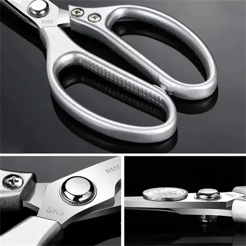 ChefPro Stainless Steel Kitchen Scissors Multifunctional Shears For Poultry Fish Bones And Vegetables