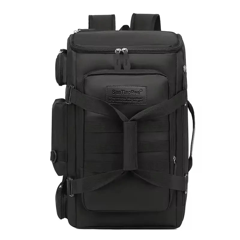 ApexGear Large Capacity Fitness And Travel Backpack With Wet Dry Separation Three Layer Design For Outdoor Sports
