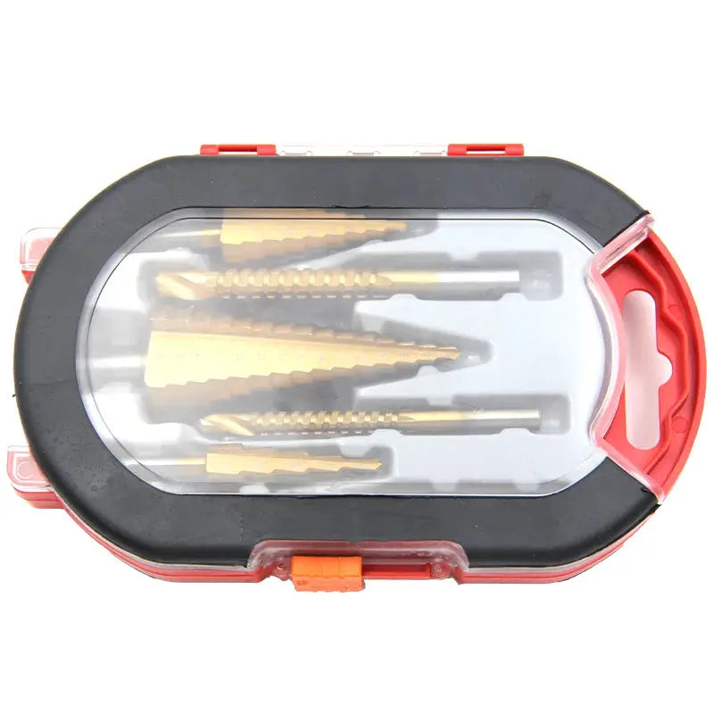 Triangular Handle Straight Groove Drill Bits Set 4-12mm 4-20mm 4-32mm And Titanium Plated Saw Drill Bits 3mm 6mm 8mm