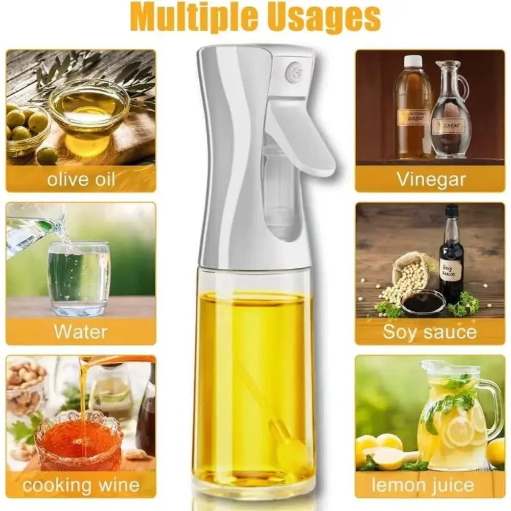 PureMist Olive Oil Dispenser Bottle Sprayer Reusable Food Grade Kitchen Bottle For Even Oil And Vinegar Sprays