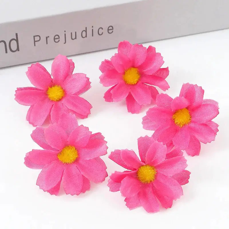 Silk Artificial Flowers 30 Or 50 Pcs Set For Home Decor Party Wedding Decoration Floral Design Craft Supplies
