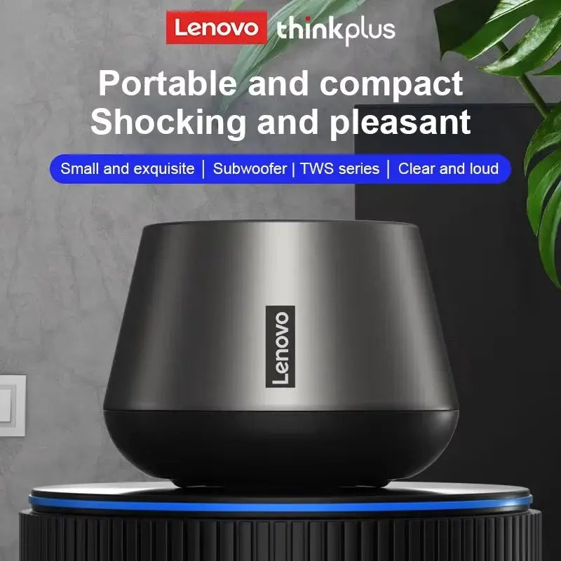 Lenovo K3 Pro Bluetooth speaker, portable loudspeaker with deep bass and metallic body
