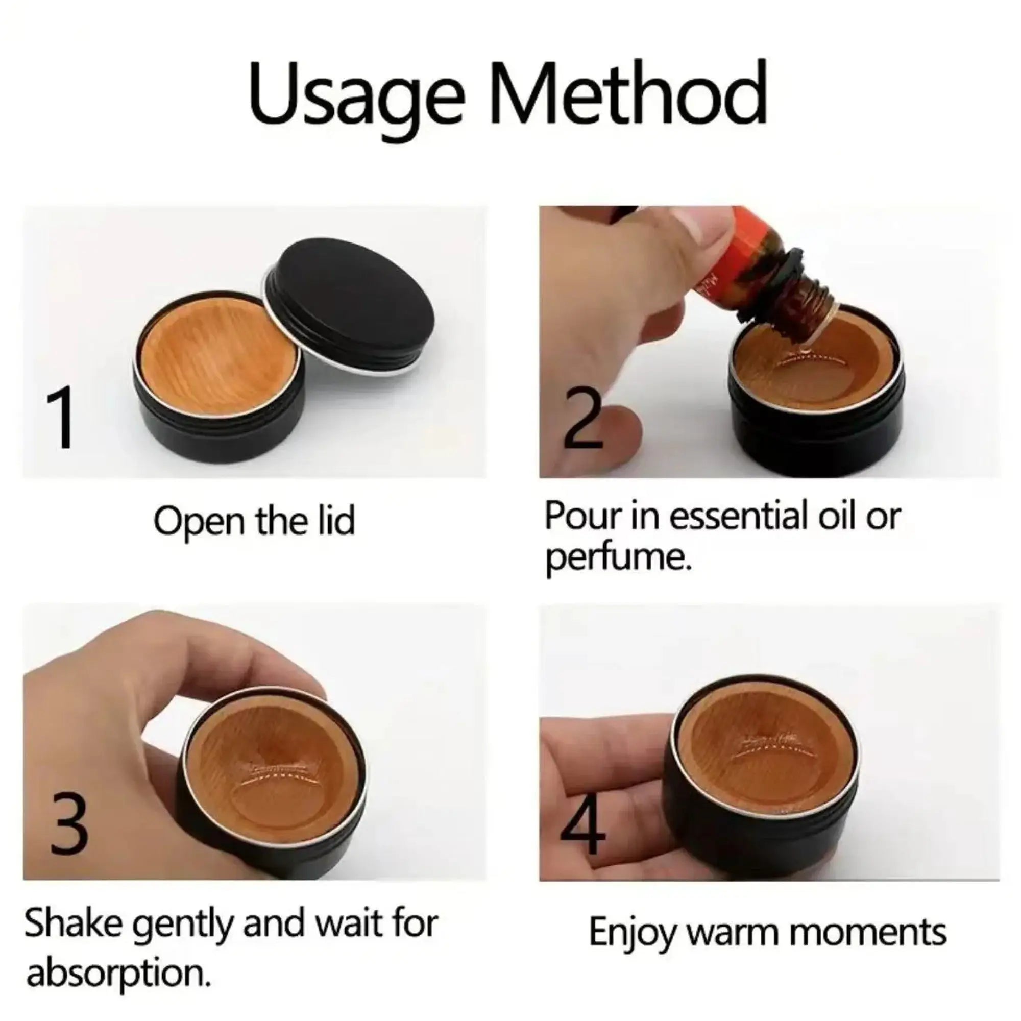 Natural Solid Wood Aroma Diffuser For Long Lasting Fragrance In Home Bathroom Living Room Decor