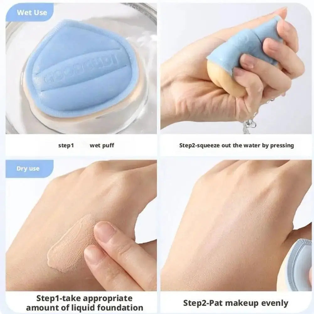 Marshmallow Air Cushion Powder Puff Cloud Soft Memory Foam for Dry and Wet Makeup