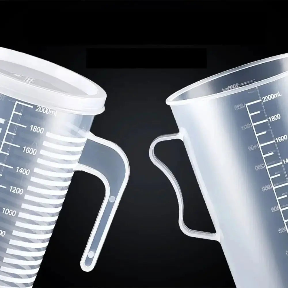 100 To 5000ml Thickened Plastic Measuring Cup With Clear Scale Food Grade Beaker For Kitchen And Lab Use