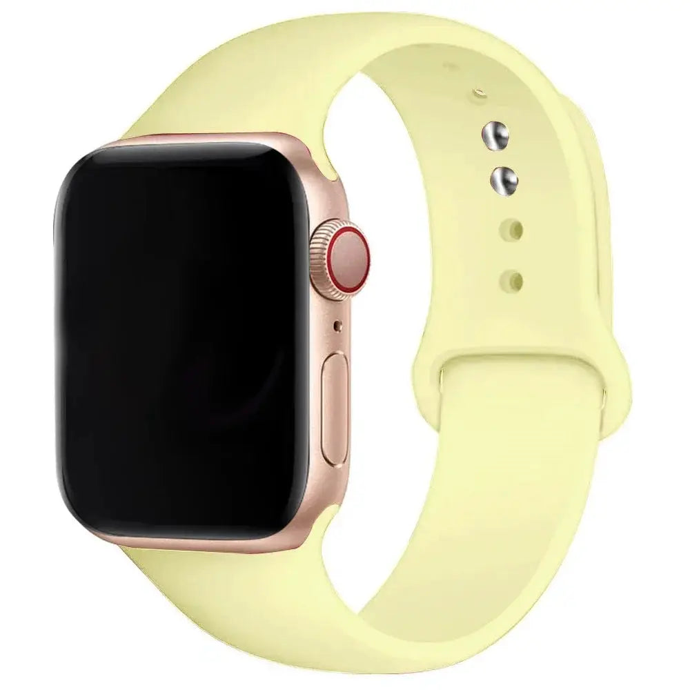 Silicone Band For Apple Watch strap 46mm 44mm 45mm 40mm 41mm 42-38mm 49mm sport bracelet iwatch series 11 10 9 8 7 6 5 SE Ultra3
