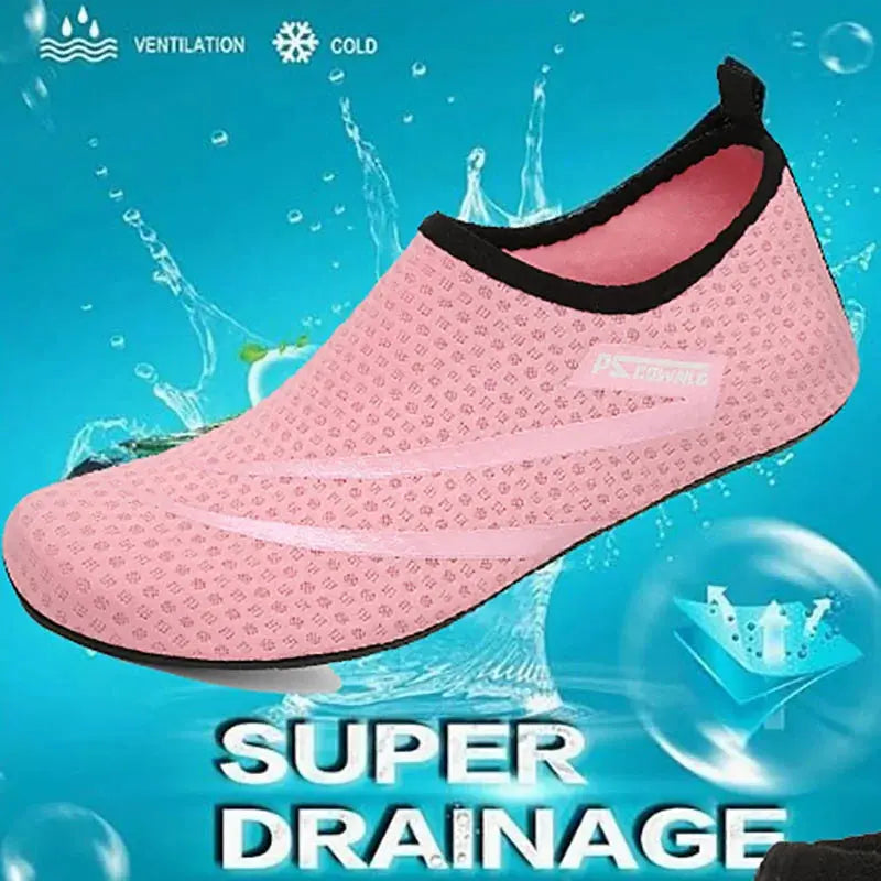 AquaStride Barefoot Water Sports Shoes Quick Dry Slip On For Men And Women Breathable Lightweight Swim Footwear
