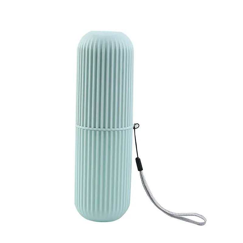 TrailGuard Portable Toothbrush And Toothpaste Case With Breathable Air Holes Keeps Bacteria Away For Travel